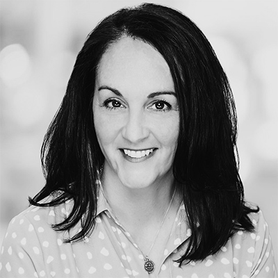 Black and white headshot
